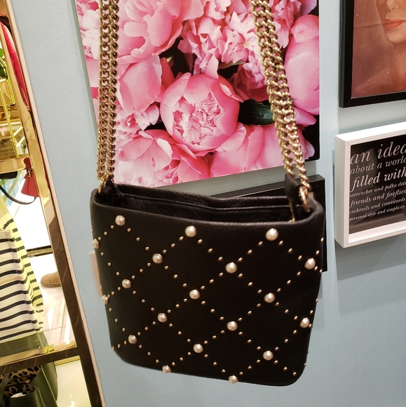SOLD Kate Spade Pearl Studded Bag - Picture 6 of 11